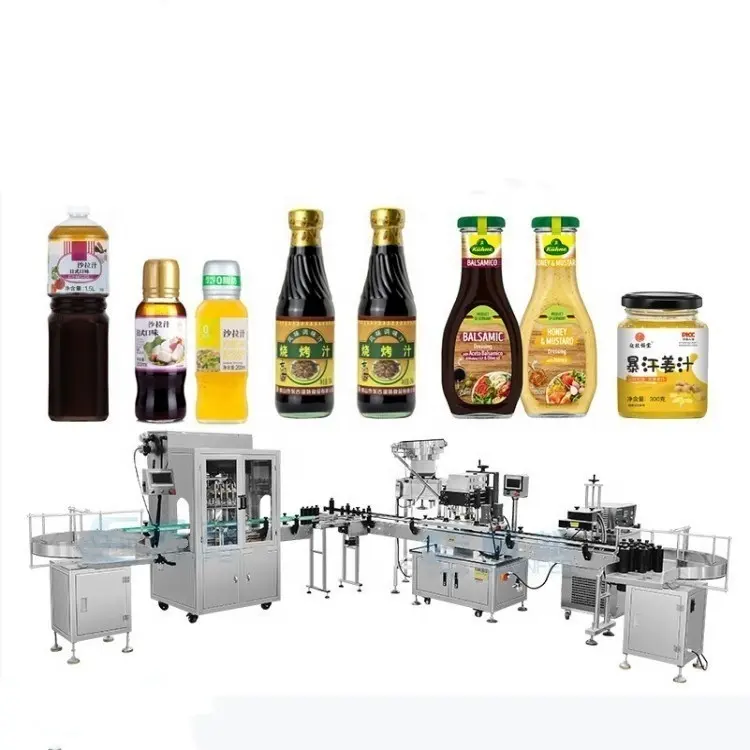 Machine de remplissage de liquide de précision, machine d'emballage de Sauces aromatisées, machine de remplissage de Sauce soja et de Sauce d'huitre