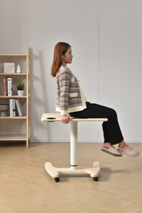 Nueva Estación de Trabajo de Madera MDF para Computadora, Altura Ajustable, Elevación Neumática, Mueble Conveniente para Hogar, Comedor, Oficina y Estudio - Product Image 4