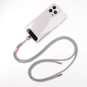 <span class=keywords><strong>Cordon</strong></span> de téléphone portable en TPU robuste avec patch de fixation universel, sangle de téléphone, support de carte, collier bandoulière, patch pratique en métal - Product Image 4