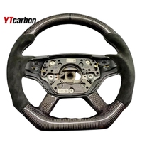 YTcarbon pour S CL CL500 S500 C216 W221 AMG accessoires intérieurs de voiture modifier Style de course personnalisé volant en Fiber de carbone véritable