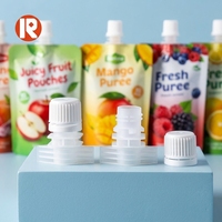 Bouchon de bec verseur en plastique écologique et durable de 13 mm avec conception réutilisable anti-fuite à ouverture facile pour les applications de boissons et de savon liquide