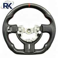 Volant de luxe 4 branches 40 mm en fibre de carbone forgée et cuir, avec affichage LED, pour GR86 Subaru BRZ 2022-2026, cousu main, vente en gros à bas prix