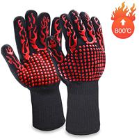 Gants de barbecue personnalisés, résistants à la chaleur extrême, 932f 1472F, en silicone, pour la cuisine, le four, le barbecue, les gants de barbecue pour la cuisson