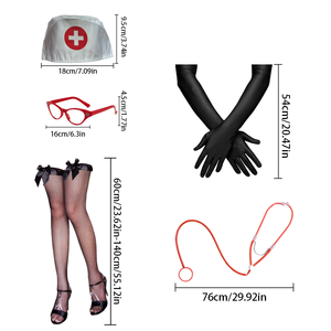 PESENAR nughty <span class=keywords><strong>infermiera</strong></span> Lingerie Costume medico uniforme Cosplay vestito per le donne con stetoscopio - Product Image 2
