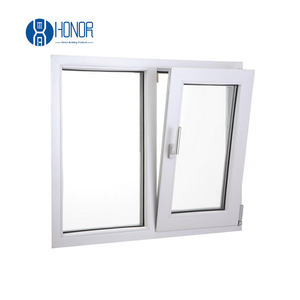 Fenêtre à <span class=keywords><strong>battant</strong></span> en PVC anti-ouragan et à ouverture basculante 2026 pour maisons résidentielles - Product Image 1