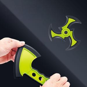 Juego de Lanzamiento de <span class=keywords><strong>Hachas</strong></span> Voladoras y Dardos Giratorios con Placas de Objetivo, Juguete para Niños, Alivio del Estrés para Adultos, Entrenamiento Físico, Juegos al Aire Libre en Equipo - Product Image 3