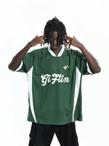 T-shirt de baseball respirant avec logo personnalisé brodé et imprimé, à séchage rapide, anti-humidité, style décontracté streetwear, uniforme - Product Image 3