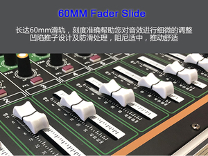 GAX-MK280 الأخضر الصوت المحمولة خلاط الصوت وحدة التحكم عالية الطاقة المتكاملة قوة الأمبير خلاط 8 قناة 16 أنواع الرقمية صدى دي جي - Product Image 2