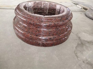 قوالب رأس أعمدة مخصصة من الحجر المستوحى، تصميم عمود روماني حديث مجوف، أغطية رخامية للبناء الخرساني للاستخدام في الفنادق - Product Image 6