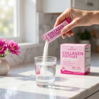 Aegelwell Collageen Peptide Poeder Stick Packs, Verschillende Typen met Prebiotica, Ongesmaakt Collageen voor Huid, Haar, Nagels & Gewrichtsondersteuning