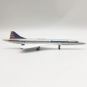 Modèle d'avion en métal moulé sous pression American Airlines <span class=keywords><strong>Concorde</strong></span> Supersonic Jet de 20 cm avec trains d'atterrissage - Product Image 5
