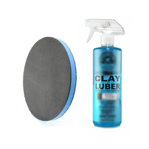 Direct manufacturer supply 3''/5''/6''/7'' size premium quality auto detailing clay pad pro clay bar car polish pads