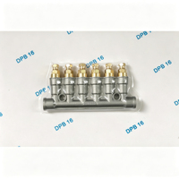 Distributeur d'huile mince à 8 sorties DPB-18 0.16CC 0.1CC, pièce de dosage volumétrique, séparateur d'huile, système de lubrification 0.8-3 Mpa en zinc