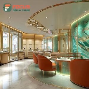 Sistema de Exhibición de Joyería de Diseño Personalizado, Panel de Vidrio Templado, Mostrador de Exhibición para Espacios de Boutique - Product Image 4