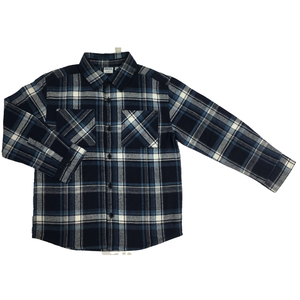 Chemises décontractées pour hommes de haute qualité, coupe ajustée, manches longues, col rabattu, 100% coton sergé à carreaux, respirantes, fil teint - Product Image 1