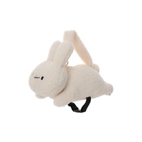 Porte-mouchoirs en polaire lapin mignon original, pour la maison et la voiture, décoration de bureau multifonctionnelle créative en forme de dessin animé, personnalisable