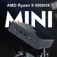 Mini PC para Juegos Topton Económico, AMD Zen3 R7 5800H 5 5600H, 2*DDR4 3200MHz, SSD NVMe, LAN de 2.5G, Computadora de Escritorio, Windows 11, WiFi6