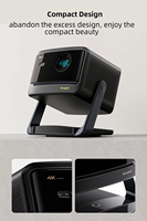 Projecteur Dangbei F7Pro 4K UHD, réglage automatique sans manuelle intervention, décodage 4K, DLP Link, 3D, Smart Home Cinema, projecteur vidéo de plafond 4K