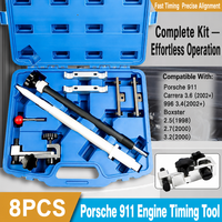 Kit de Herramientas de Sincronización del Motor para Porsche 911 Boxster 986 996 997, Bloqueo del Árbol de Levas, Herramienta de Instalación de Pasadores de Pistón, Herramientas Automotrices