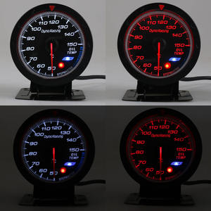 Jauge de température d'huile LED 60 mm, nouvelle, 12 V, modification automobile à des fins de fabrication - Product Image 2