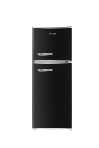 Réfrigérateur Électrique Compact <span class=keywords><strong>Vintage</strong></span> Rétro à Double Porte Sans Givre 116L MDFR120-RE en Acier Inoxydable Économe en Énergie, Occasion - Product Image 5