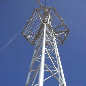 Tour de télécommunication fabriquée en Chine, 20m-100m, acier galvanisé à chaud, barre, tour de mât de mode Guyignal - Product Image 3