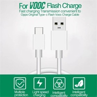 Venta directa de fábrica Super Fast 5A Tipo-C Cable de carga de flash para teléfonos móviles OPPO para cámara Auricular Computadora Escáner de código de barras
