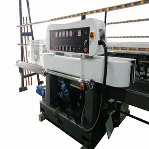 4 motors mini glass straight line edging machine grinding and polishing manufacturing glass processing machinery