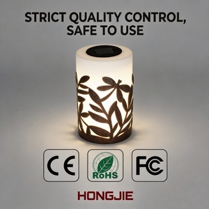 Lanterne solaire étanche IP44, corps en résine durable, design découpé en forme <span class=keywords><strong>de</strong></span> feuille <span class=keywords><strong>de</strong></span> libellule, lumière LED pour jardin extérieur, allumage et extinction automatiques - Product Image 2