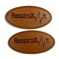 Patch en cuir véritable lavable avec logo personnalisé en relief, en gros, pour la réparation de jeans, vestes en denim et accessoires vestimentaires