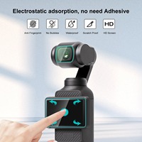 Harga Lebih Murah PULUZ 9H 2.5D HD Pelindung Lensa Kaca Tempered dengan Film Layar untuk DJI OSMO Pocket 4 / 3