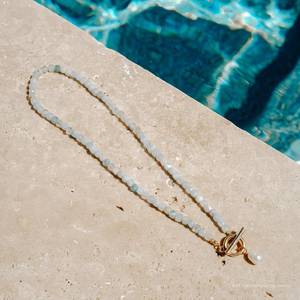 Zooying Dainty apatie หินอัญมณีสร้อยคอมุกน้ำจืดสไตล์บาร็อคเครื่องประดับที่ดี - Product Image 5