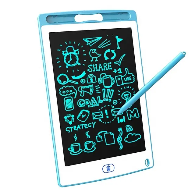 Çevre dostu not defteri grafik Tablet De Escrita Lcd 85 inç yazma tableti çocuk çizim kurulu