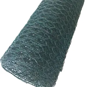 鸡丝围栏卷镀锌钢丝网鸡丝网编织定制可用六角栅栏网