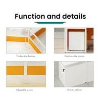 Système de cloisons modulaires modernes pour postes de travail, personnalisable, conception de cabine pour 4 personnes, absorption acoustique pour bureau à domicile