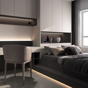 <span class=keywords><strong>Letto</strong></span> Tatami Moderno in MDF con Cassetti, Set Camera da <span class=keywords><strong>Letto</strong></span> con Pannello in Legno, <span class=keywords><strong>Letto</strong></span> <span class=keywords><strong>Matrimoniale</strong></span> dal Design Elegante - Product Image 1