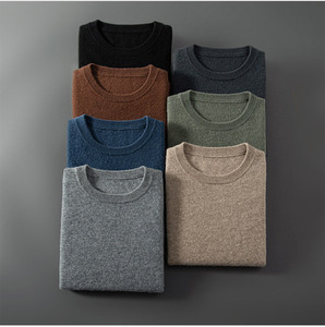 Người đàn ông Cashmere Áo len chất lượng cao Cashmere len pha trộn Tops bán buôn người đàn ông của mùa đông len dệt kim - Product Image 4