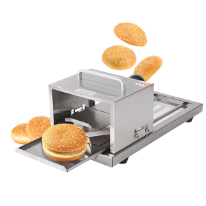 Cortadora de Pan Manual Comercial Hecha de Acero Inoxidable de Grado Alimenticio para Bagels, Hamburguesas, Panadería y Cocina Profesional - Product Image 3