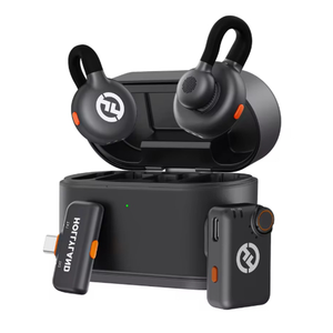 Micrófono Lavalier Inalámbrico Portátil Hollyland Lark M2S Tipo C con Cancelación de Ruido para Vlog, TikTok, <span class=keywords><strong>YouTube</strong></span>, Entrevistas - Product Image 1