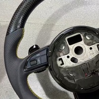 Volant de direction de voiture pour Audi A1 A3 A4 A5 A6 B8 B8.5 B9 C6 C7 Q3 Q5 Q7 S3 S4 S5 S6 S7 RS3 RS4 RS5 RS6 Volant en fibre de carbone