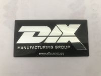 Plaque de nom personnalisée en métal, aluminium brossé, estampage sérigraphié, plaque signalétique pour camion et remorque, autocollants de marque adhésifs en métal