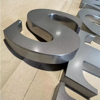 DakeSign Factory Wholesale Custom 3D Stainless Steel Sign Cafe Hospital Car Showroom IP65 Waterproof Zigbee Commercial Signboard