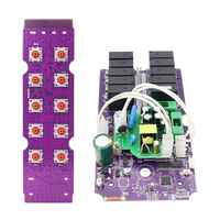 Télécommande de grue sans fil étanche IP66 anti-interférence à 8 boutons, vitesse unique, avec verrouillage, modèles AB et A+B
