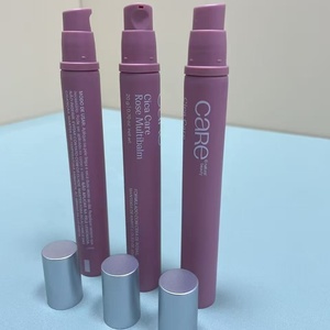 หลอดบีบเครื่องสำอางสีม่วงด้านแบบบางพร้อมฝาสีเงินสำหรับลิปบาล์มและมัลติบาล์ม - Product Image 2