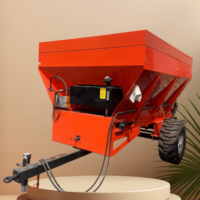 Offre Spéciale : Épandeur de fumier de vache agricole, entraîné par prise de force de tracteur 60 CV, capacité 6 m³, pour engrais et chaux