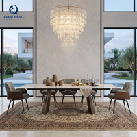 Nouveau design de table à manger multifonction pliante et extensible rotative table à manger 10 places moderne de luxe meubles de maison Foshan