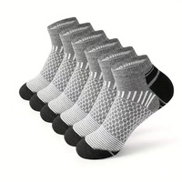 Chaussettes de course personnalisées avec logo, chaussettes de sport basses, fabrication OEM ODM directe d'usine, chaussettes athlétiques respirantes en maille, vente en gros pour hommes