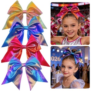 Nouvelles pinces à cheveux scintillantes colorées pour enfants, accessoires brillants pour cheveux d'enfants, barrettes pour queue de cheval, décorations capillaires, vente en gros - Product Image 1