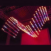 Espectáculo de Bolas Cinéticas LED RGB 3D con Control DMX para Eventos, Bodas y Festivales, con Clasificación IP20 y 3 Años de Garantía