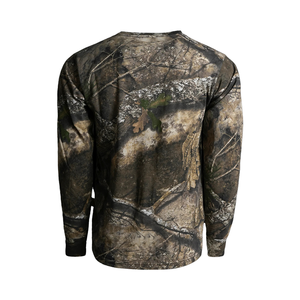 Vente en gros de chemises de pêche au canard UV avec protection solaire camouflage vert old school avec impression par sublimation pour hommes, vêtements de <span class=keywords><strong>chasse</strong></span> performants - Product Image 5